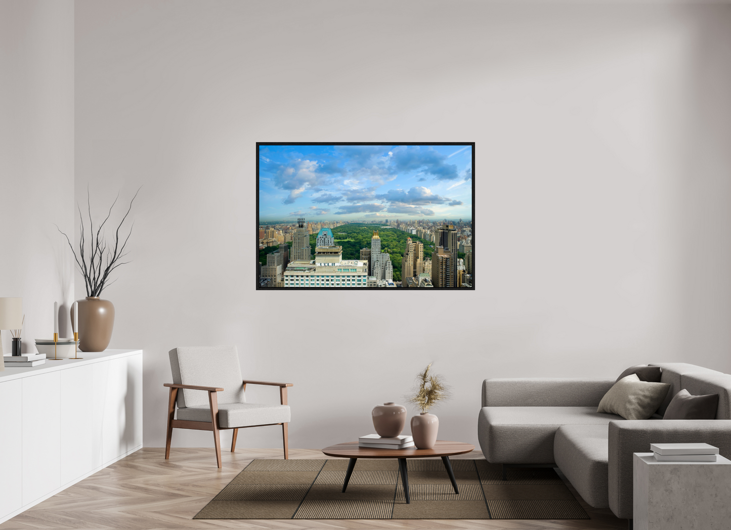 60 x 40″, Floater Frame Central Park