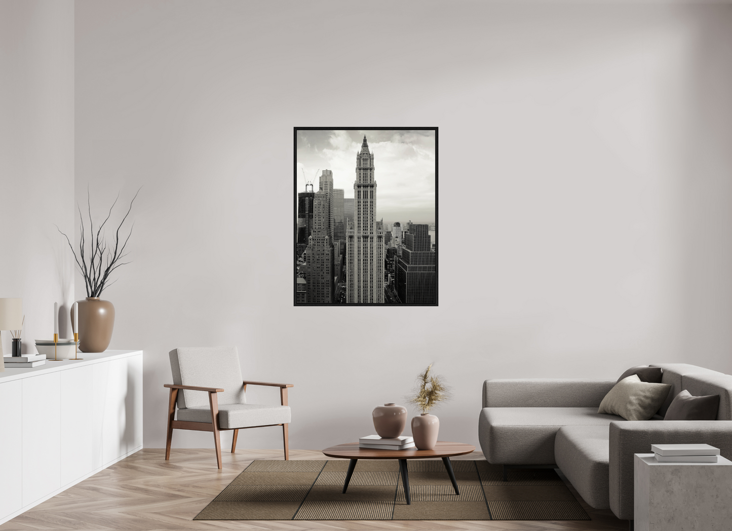 39 x 48.7″, Floater Frame Top of Empire State Buiding