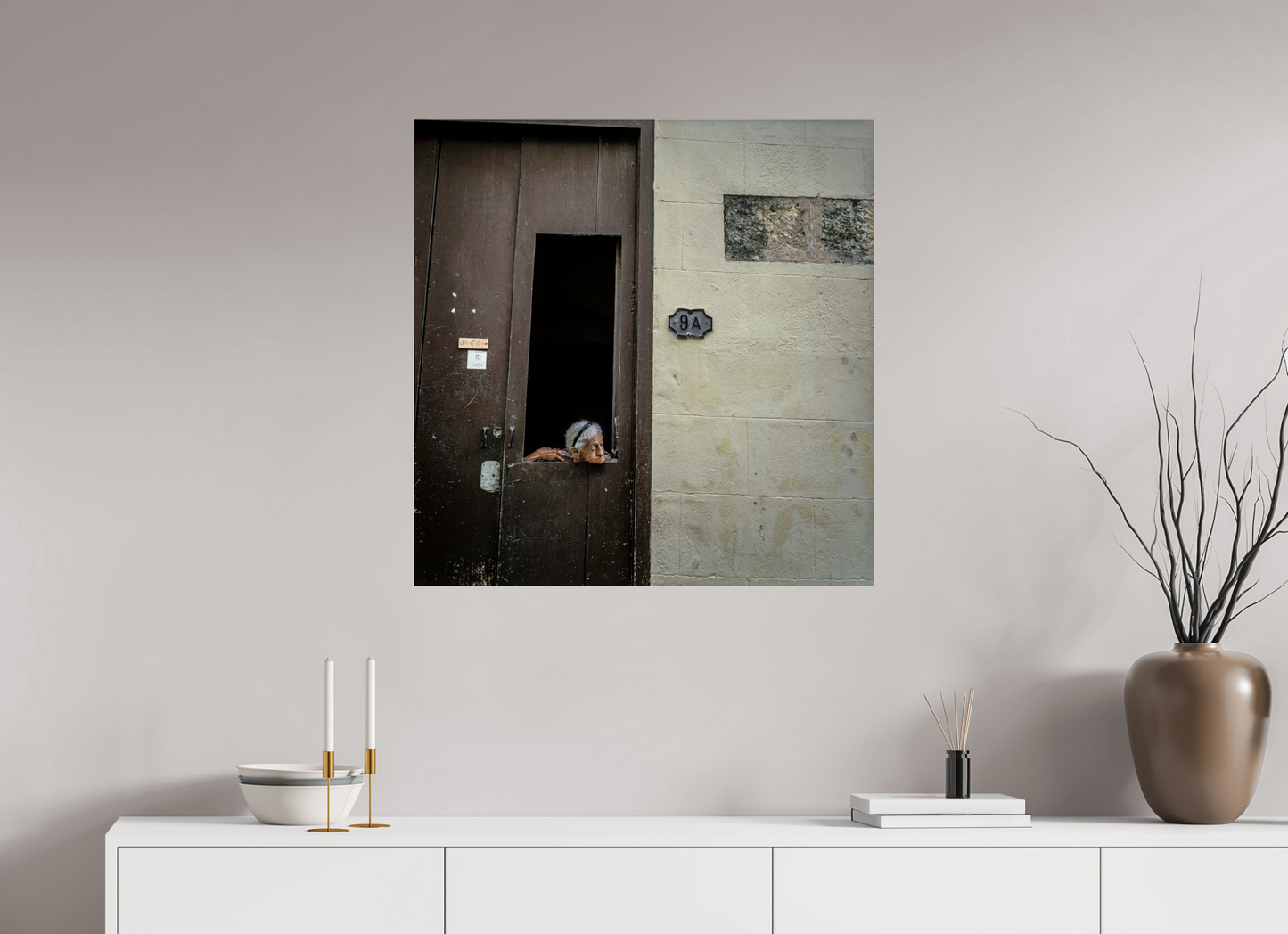 31 x 31.5″, Frameless Acrylic Glass Cuban Woman