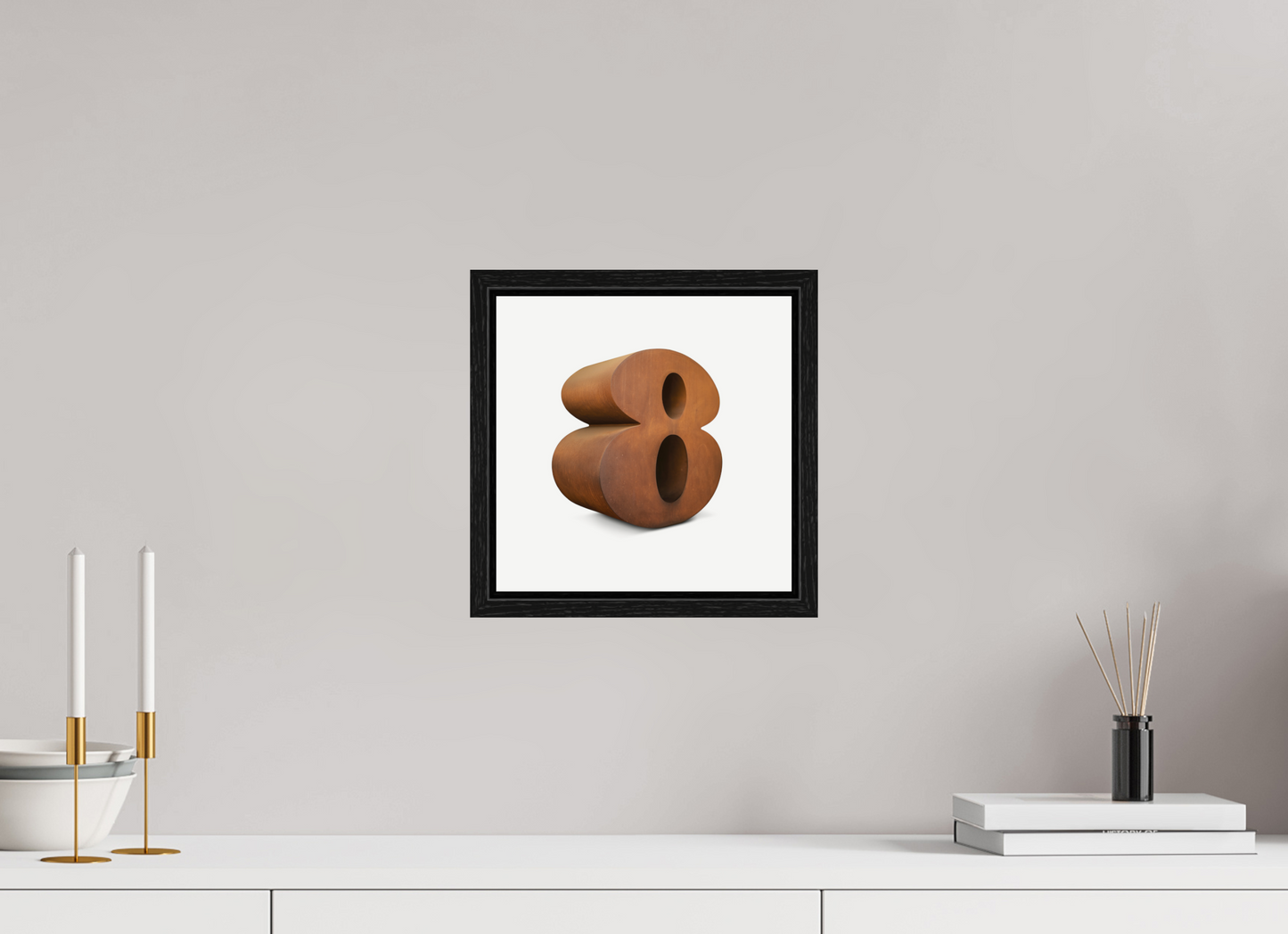 10 x 10″, Floater Frame Number 8