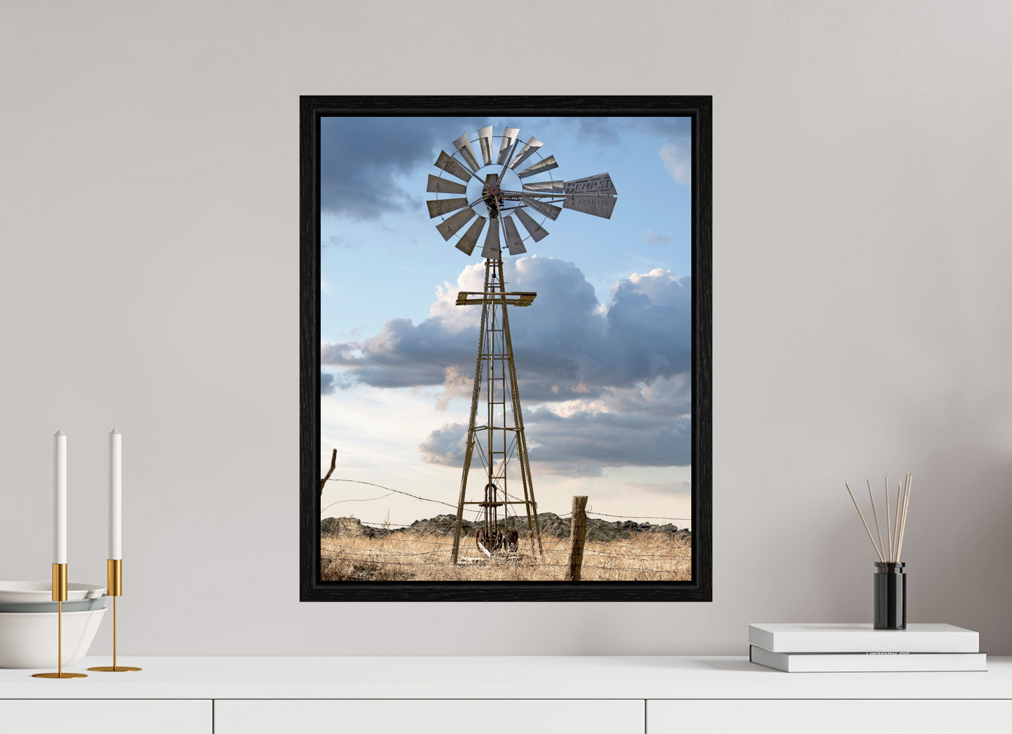 16 x 20″, Floater Frame Water Wheel - Cold Springs, CO