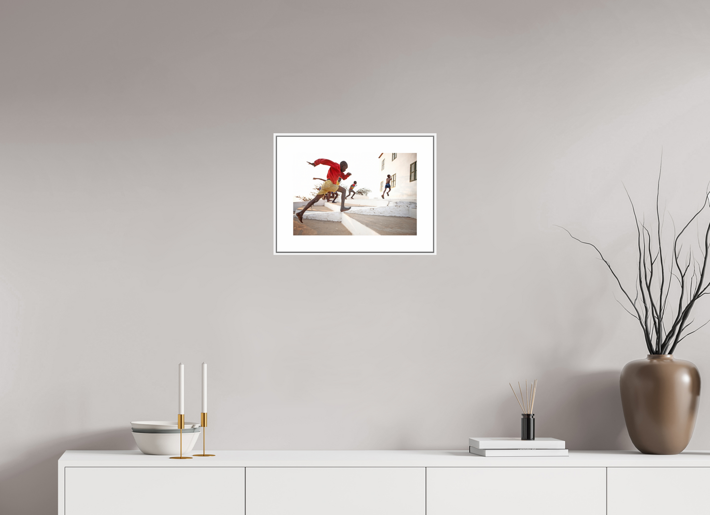 Angolan Boys Running