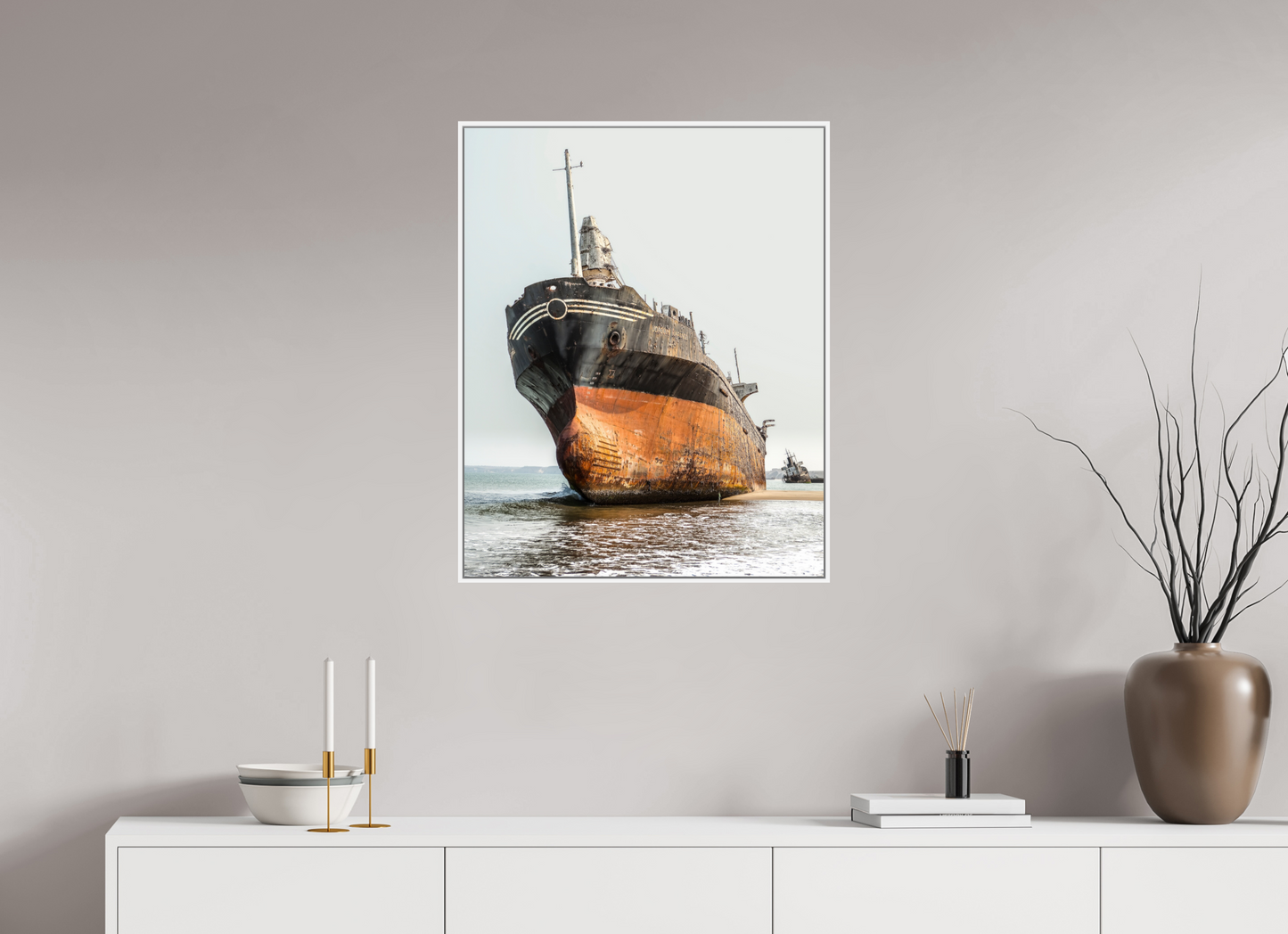 Grounded Ship Angola