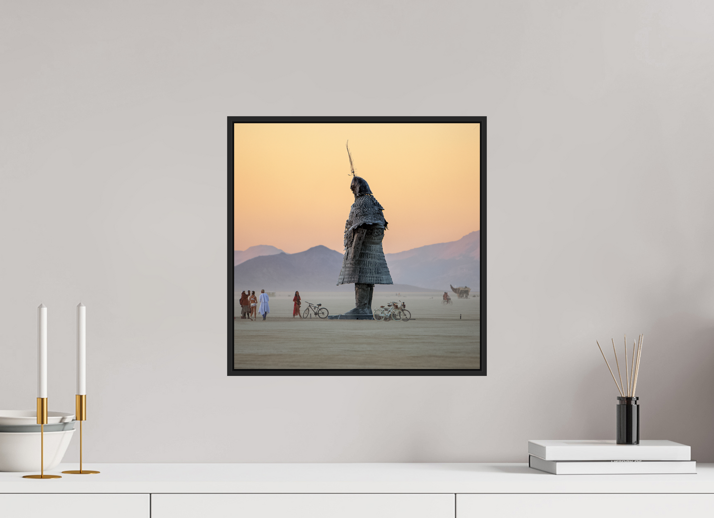 Burning Man - The Samurai with Admirer