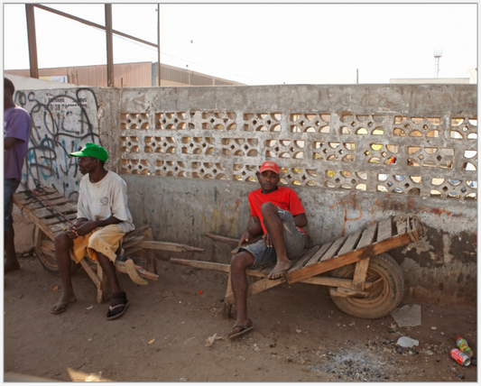 Worker in Red Shirt, Angola