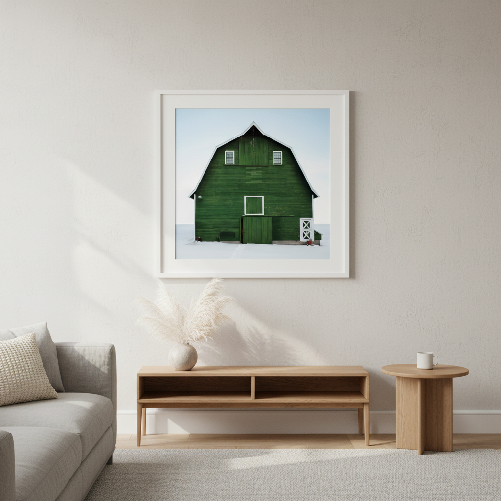 Green Barn room mockup